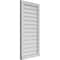Ekena Millwork Vertical Surface Mount PVC Gable Vent w/ 2"W x 2"H , Brickmould Sill Frame, 20"W x 40"H GVPVE20X4003SN - alternate 3